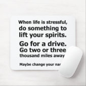 人生がストレスの多い時 マウスパッド (マウス)