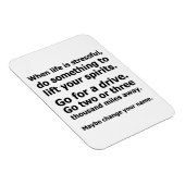 人生がストレスの多い時 マグネット (右側)