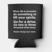 人生がストレスの多い時 缶クーラー (正面)