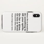 人生がストレスの多い時 Case-Mate iPhoneケース (裏面(横))