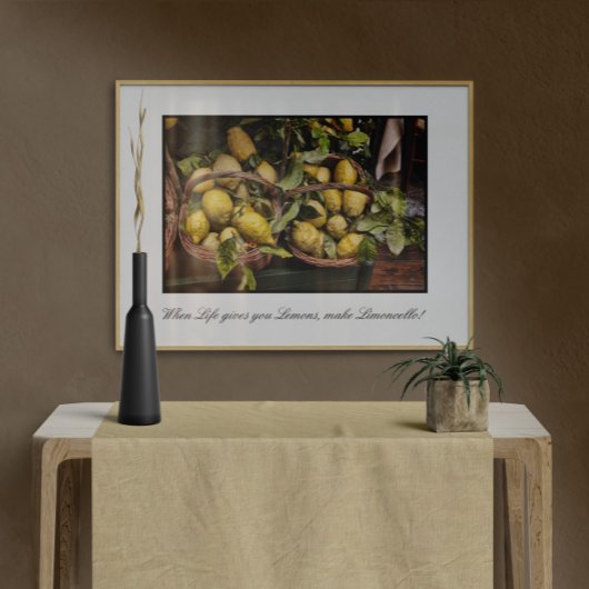 人生がリモ与えンチェロのポスターを作るとき ポスター