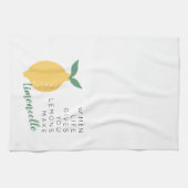 人生がリモ与えンチェロを作るとき キッチンタオル (横)