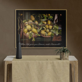 人生がリモ与えンチェロを作るとき ポスター