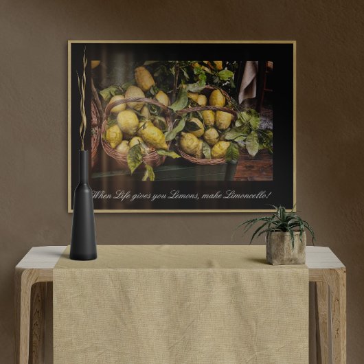 人生がリモ与えンチェロを作るとき ポスター