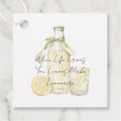 人生がレモンだけ与えてもレモネードを作れ フェイバータグ (正面)