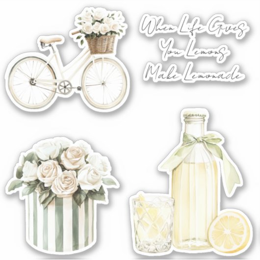 人生がレモ与えネードになる時 シール (正面)