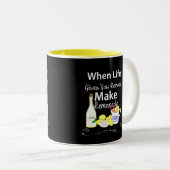 人生がレモ与えネードになる時 ツートーンマグカップ (正面右)