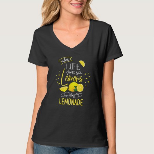 人生がレモ与えネードになる時 Tシャツ (正面)