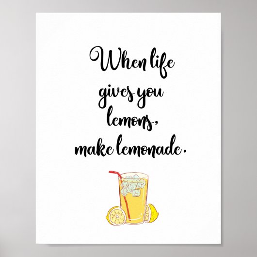 人生がレモ与えネードを作る時 ポスター (正面)