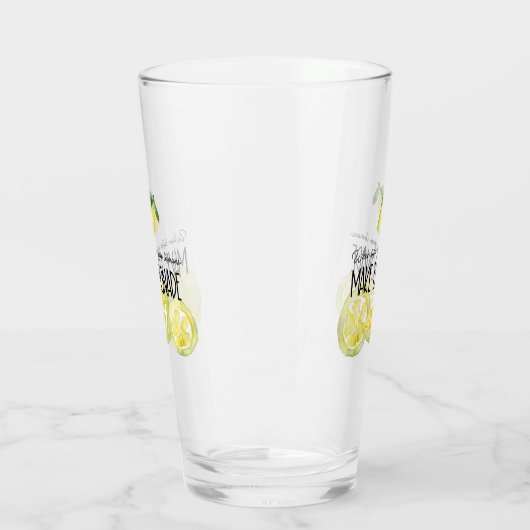人生がレモ与えネード引用文を作る時 タンブラーグラス (左)