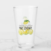 人生がレモ与えネード引用文を作る時 タンブラーグラス (正面)