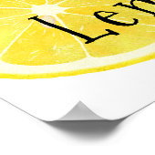 人生がレモ与えンズになったら、レモネードのポスターを作りなさい ポスター (角)