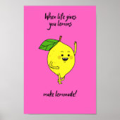 人生が与え真っ赤に ポスター (正面)