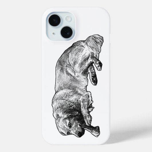 人生が動き出す時も穏やかに Easy Patterned Calm Case-Mate iPhoneケース (裏面)
