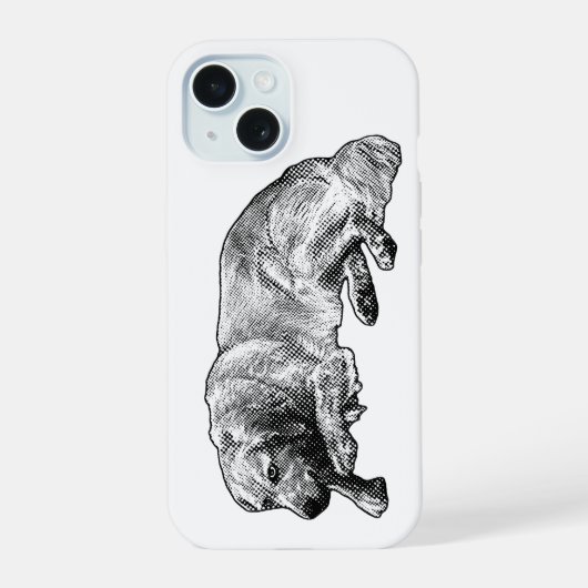 人生が動き出す時も穏やかに Easy Patterned Calm iPhone 15ケース (裏面)
