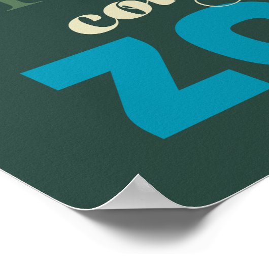 人生が始まる感動的引用文タイポグラフィポスター ポスター (角)