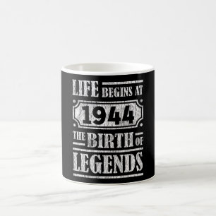 人生が始まる1944年伝説の誕生77誕生日 コーヒーマグカップ