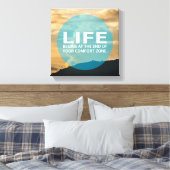人生が始まる キャンバスプリント (インサイチュ (寝室))