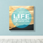 人生が始まる キャンバスプリント (インサイチュ (ウッドフロア))