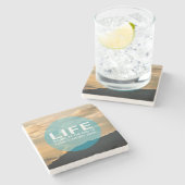 人生が始まる ストーンコースター (横)