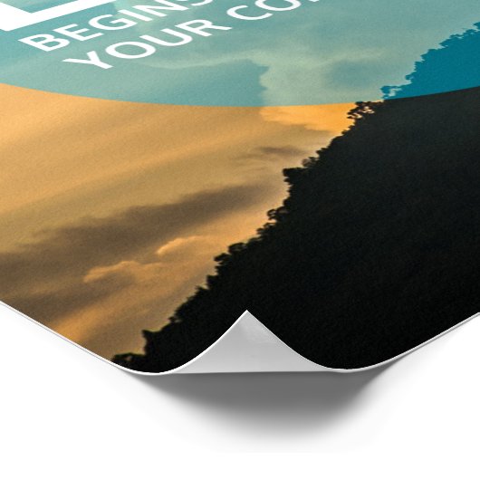 人生が始まる ポスター (角)