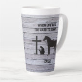 人生が懸命を得る時に カフェラテマグ (右アングル)