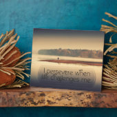 人生が私に挑戦するとき フォトプラーク (側面)