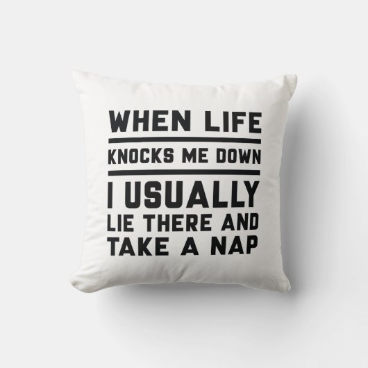 人生が私を打ち倒す時 クッション (正面)