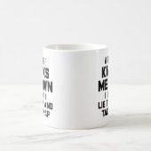 人生が私を打ち倒す時 コーヒーマグカップ (中央)