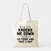 人生が私を打ち倒す時 トートバッグ (裏面)
