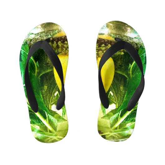 人生が終与えわったら キッズビーチサンダル (フットベッド)