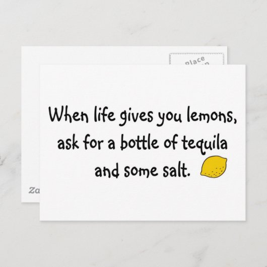 人生が終与えわったら ポストカード (正面/裏面)