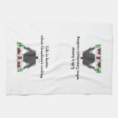 人生が良いときグランドマ料理 キッチンタオル (横)