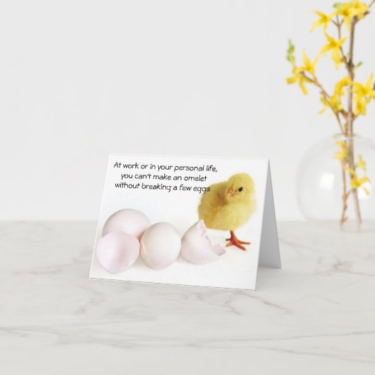 人生が苦しむ カード (黄色い花)