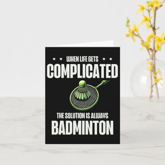 人生が複雑になると、解決策は常に カード (黄色い花)