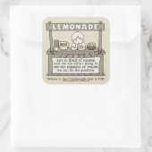 人生が起こる スクエアシール (バッグ)