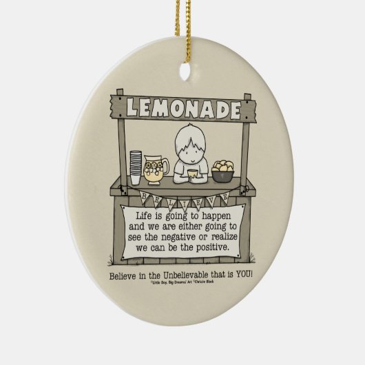 人生が起こる セラミックオーナメント (右)