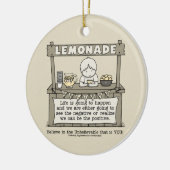 人生が起こる セラミックオーナメント (左)