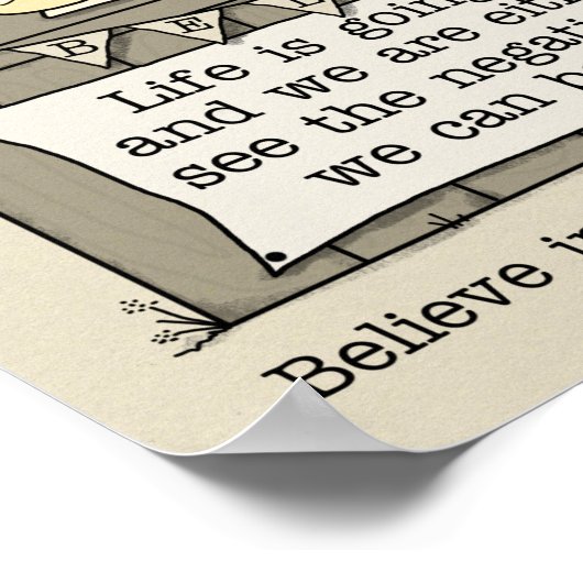 人生が起こる ポスター (角)