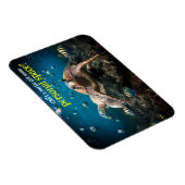 人生が辛くなったら泳ぐだけ保だ マグネット (右側)