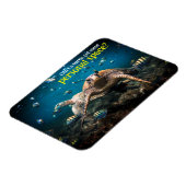 人生が辛くなったら泳ぐだけ保だ マグネット (左側)