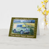 「人生が辛くなったら…～あいさつカード カード (黄色い花)