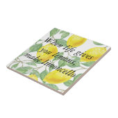 人生が長い与え間は、リモンチェロを作りなさい タイル (側面)