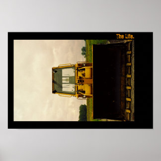 人生だ。トラクターポートレート。 ポスター