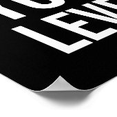 人生でレベルアップ – 成功やる気を起こさせる ポスター (角)