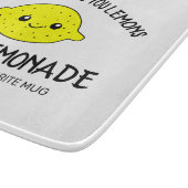 人生で与えレモネードをおもしろい作る カッティングボード (角)