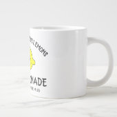 人生で与えレモネードを大きくおもしろいする ジャンボコーヒーマグカップ (右)
