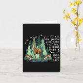 人生で取るすべての道の中で、いくつかのことを確認しなさい カード (黄色い花)