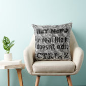 人生で実在は取り消し、練り上げたスタイルがない クッション (椅子)