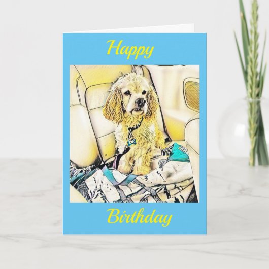 人生で愛する「私たちの乗り」幸せ「あなた！」 カード (正面)